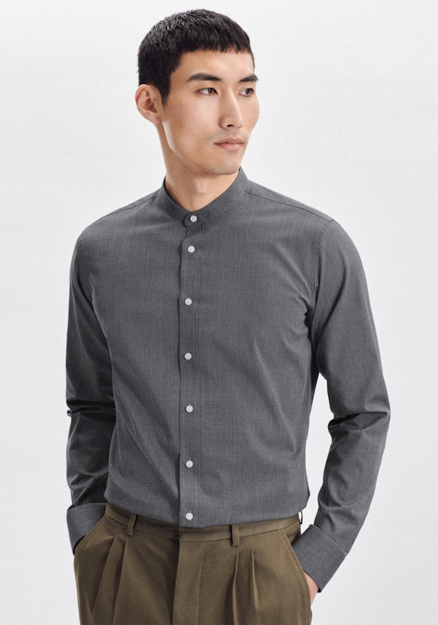 X-Slim Business Hemd Uni in Grau | Seidensticker Onlineshop