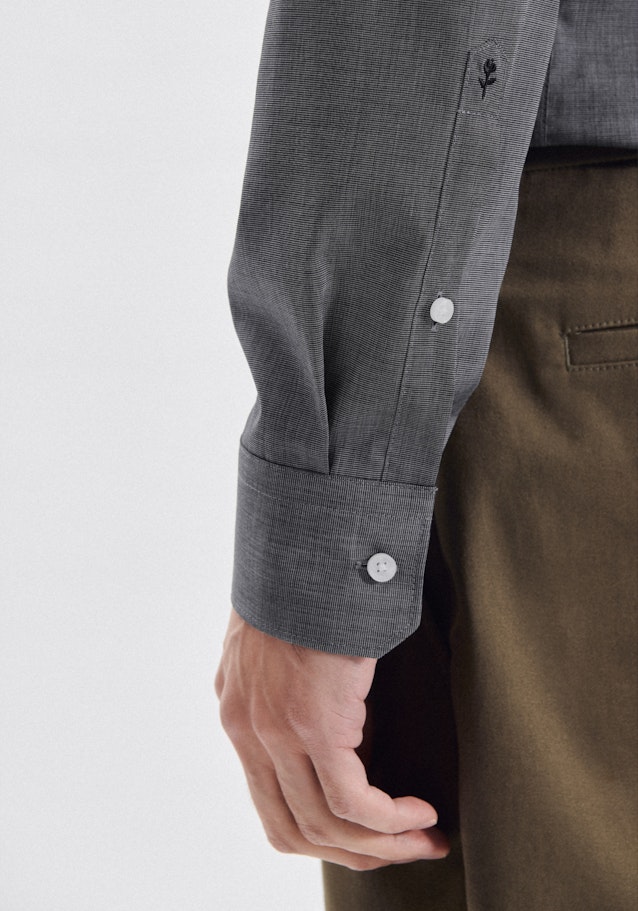 X-Slim Business Hemd Uni in Grau | Seidensticker Onlineshop