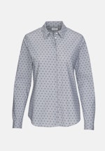 Slim fit Hemdbluse Punkte in Dunkelblau |  Seidensticker Onlineshop