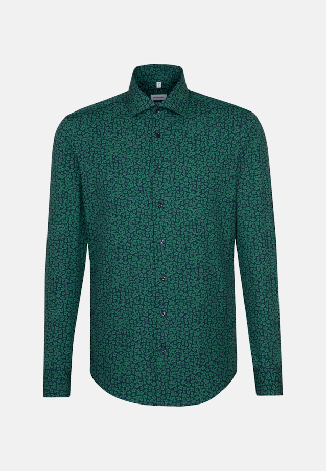 Slim Business Shirt Print in Green |  Seidensticker Onlineshop