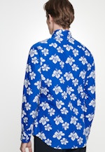 Slim Business Shirt Floral in Medium Blue |  Seidensticker Onlineshop