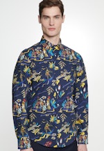 Slim Chemise Business Imprimé in Bleu Foncé |  Seidensticker Onlineshop