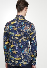 Slim Chemise Business Imprimé in Bleu Foncé |  Seidensticker Onlineshop