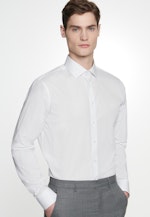 Slim Business Hemd Druck in Weiß |  Seidensticker Onlineshop