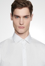 Slim Business Hemd Druck in Weiß |  Seidensticker Onlineshop