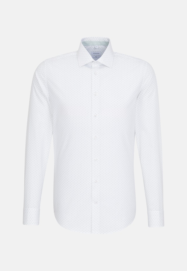 Slim Business Shirt Print in White |  Seidensticker Onlineshop