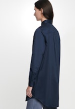Regular fit Longbluse Uni in Dunkelblau |  Seidensticker Onlineshop