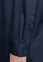 Regular fit Longbluse Uni in Dunkelblau |  Seidensticker Onlineshop
