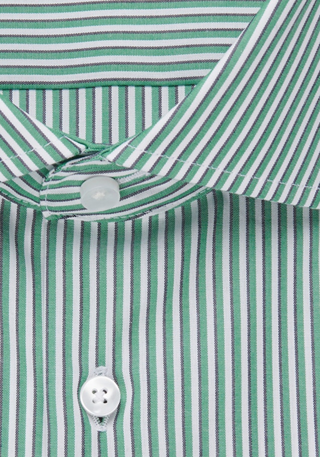 Bügelfreies Popeline Business Hemd in Slim mit Kentkragen in Grün |  Seidensticker Onlineshop