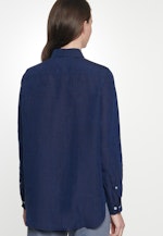 Hemdbluse Uni in Dunkelblau |  Seidensticker Onlineshop