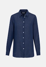 Hemdbluse Uni in Dunkelblau |  Seidensticker Onlineshop