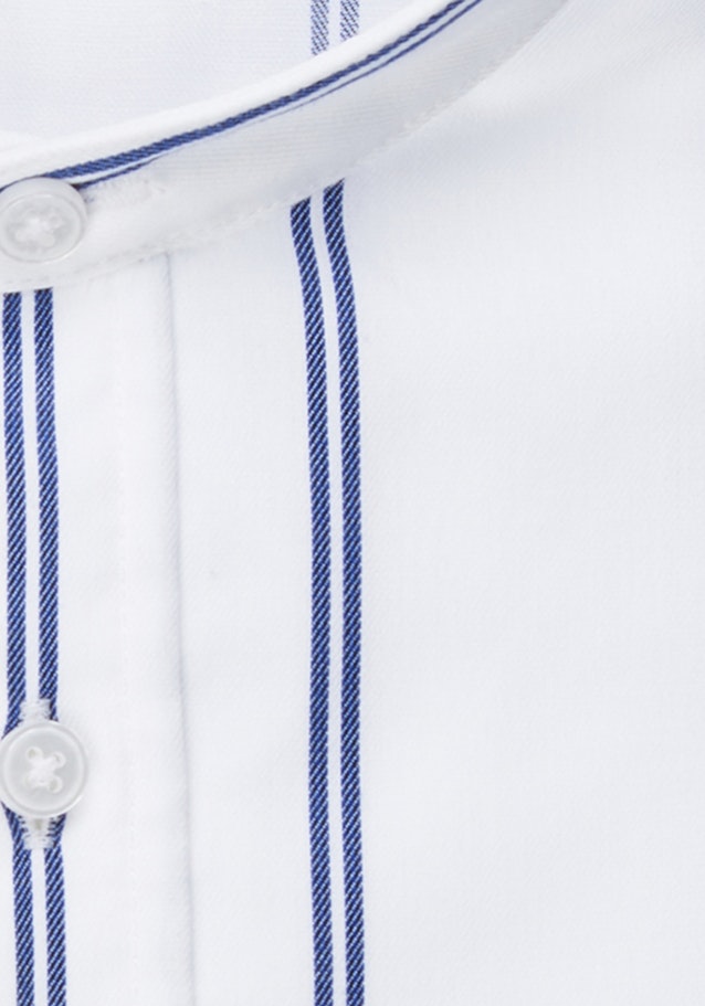Easy-iron Twill Business overhemd in Shaped with Opstaande Kraag in Wit |  Seidensticker Onlineshop