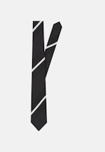 Schmal (5cm) Krawatte Streifen in Schwarz |  Seidensticker Onlineshop