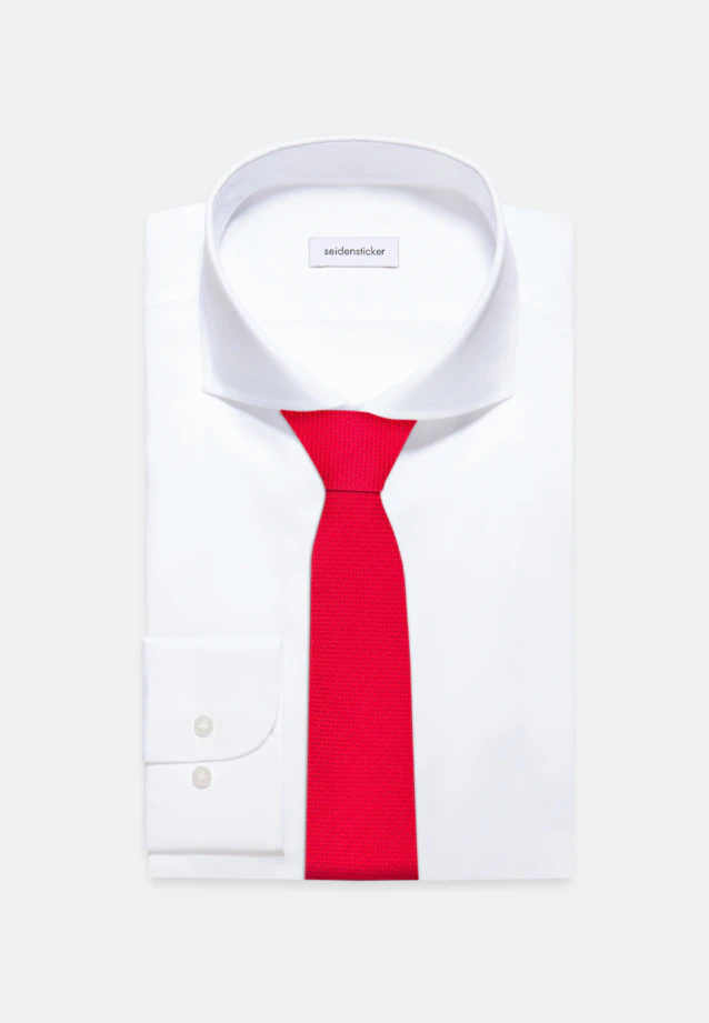 Large (7cm) Cravate Uni in Rouge |  Seidensticker Onlineshop
