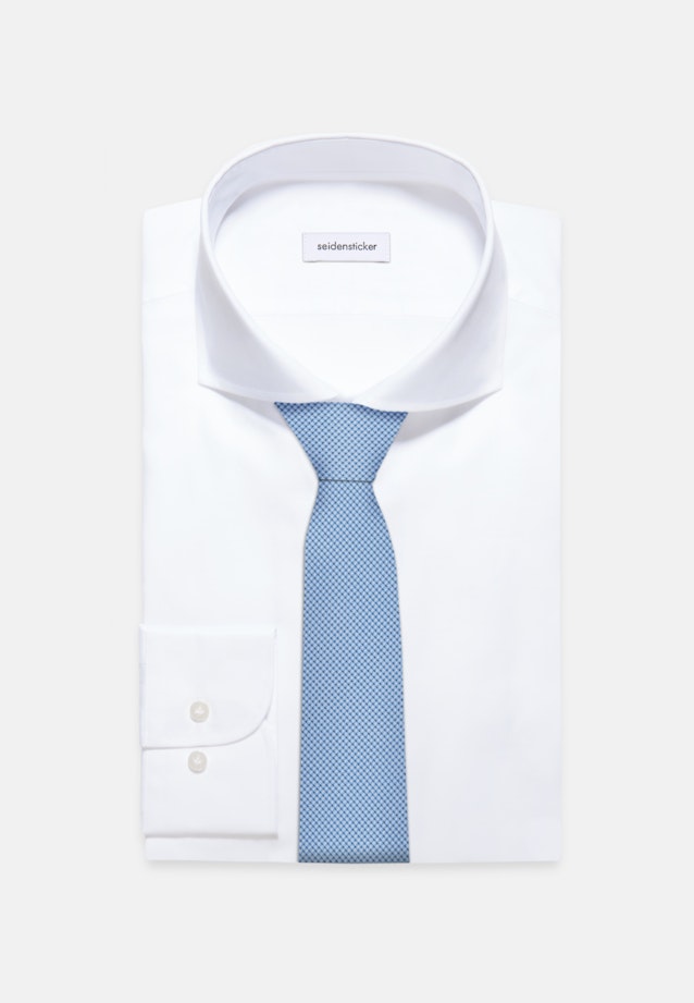 Large (7cm) Tie Uni in Light Blue |  Seidensticker Onlineshop