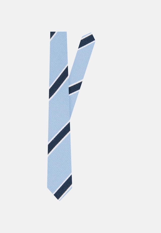 Schmal (5cm) Krawatte Streifen in Hellblau |  Seidensticker Onlineshop