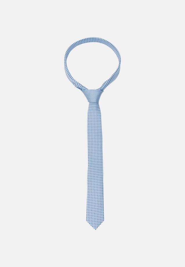 Schmal (5cm) Krawatte Kleinmuster in Hellblau |  Seidensticker Onlineshop