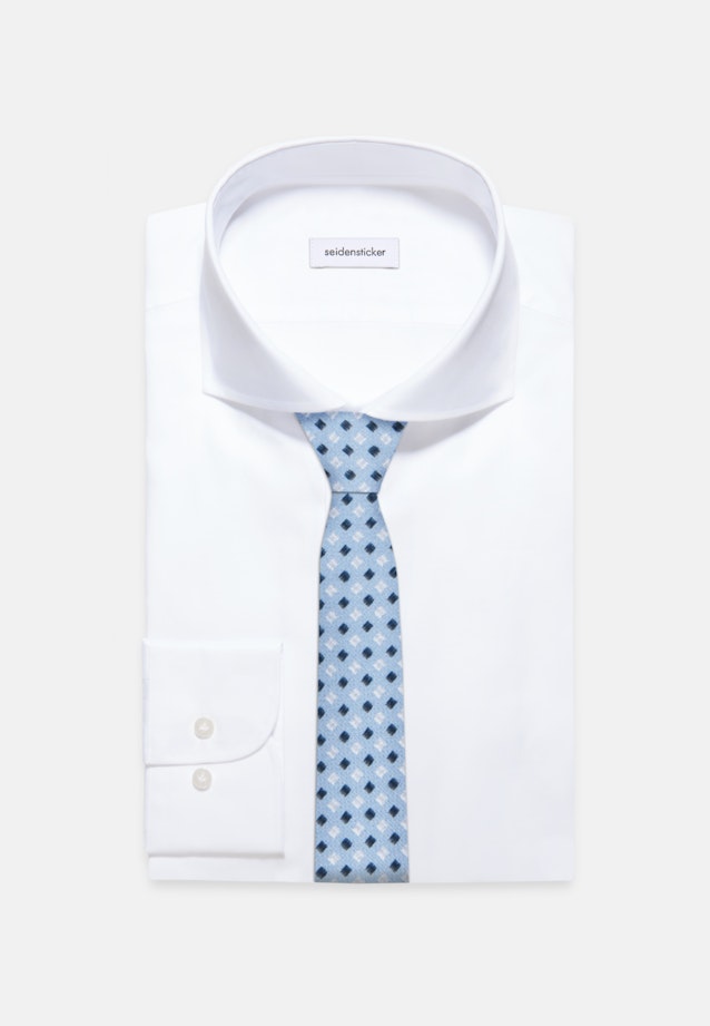 Schmal (5cm) Krawatte Kleinmuster in Hellblau |  Seidensticker Onlineshop