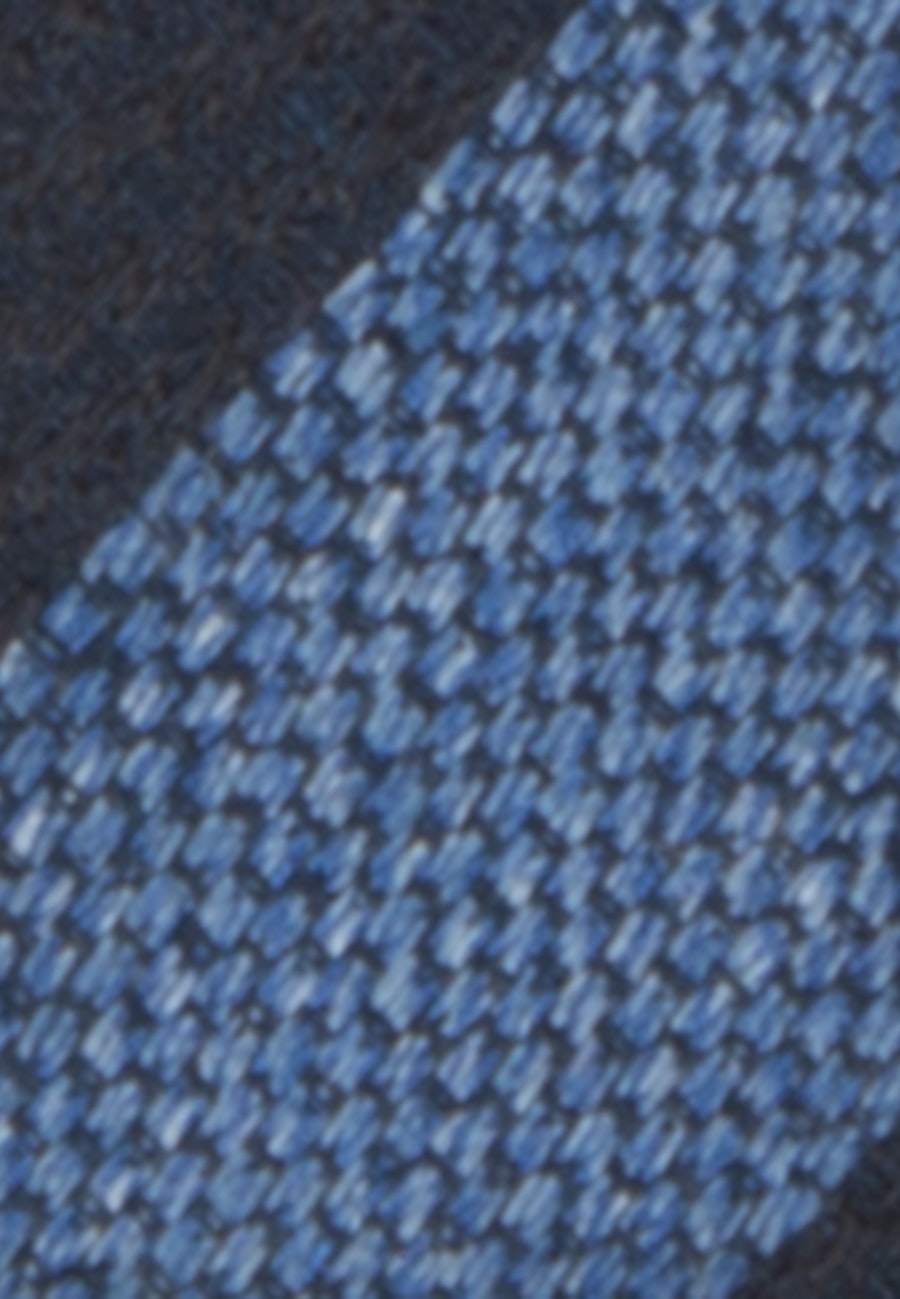 Krawatte aus Seiden-Leinenmischung in Dunkelblau |  Seidensticker Onlineshop
