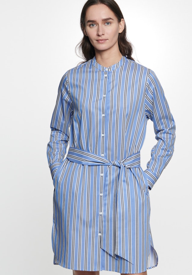 Kleid Streifen in Mittelblau | Seidensticker Onlineshop