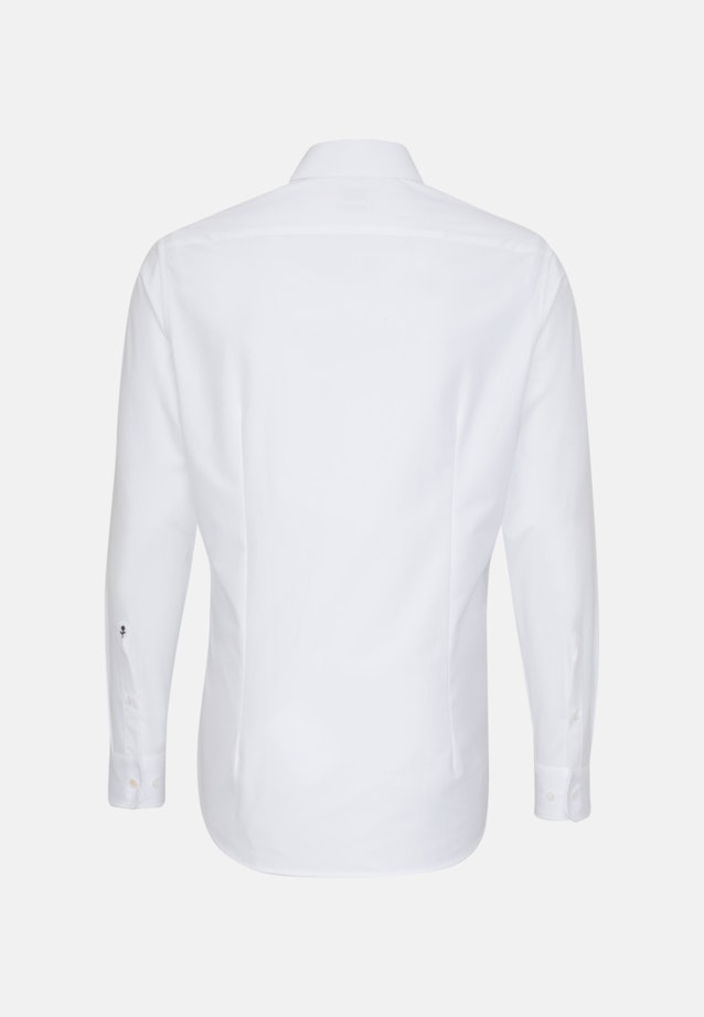 Easy-iron Poplin Business Shirt in Shaped with Kent-Collar in White |  Seidensticker Onlineshop
