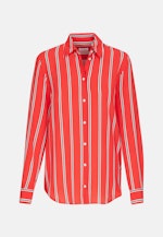 Regular fit Hemdbluse Streifen in Rot |  Seidensticker Onlineshop