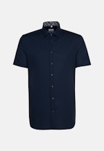 Shaped Business Hemd Uni in Dunkelblau |  Seidensticker Onlineshop