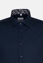 Shaped Business Hemd Uni in Dunkelblau |  Seidensticker Onlineshop