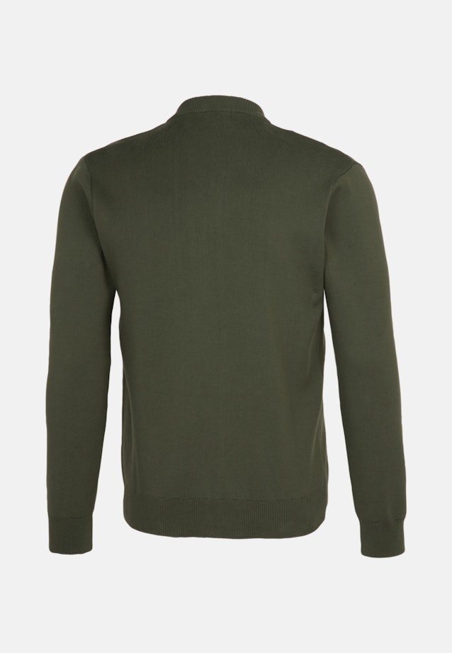 Regular Knit Bomber Uni in Green |  Seidensticker Onlineshop