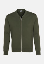 Regular Knit Bomber Uni in Green |  Seidensticker Onlineshop
