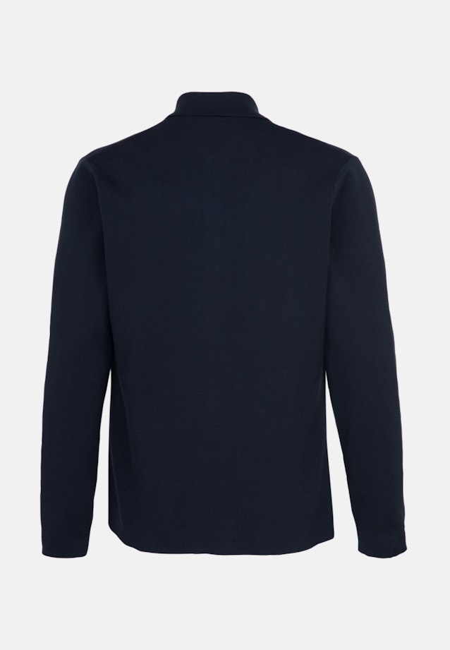 Gerader Schnitt (Normal-Fit) Cardigan Uni in Dunkelblau |  Seidensticker Onlineshop