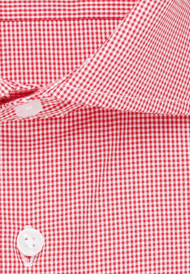 Non-iron Poplin Business Shirt in Shaped with Kent-Collar and extra long sleeve in Red |  Seidensticker Onlineshop