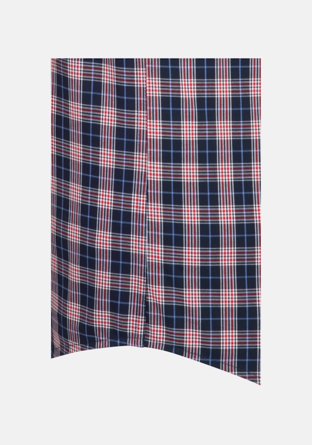 Non-iron Poplin Short sleeve Business Shirt in Comfort with Button-Down-Collar in Red |  Seidensticker Onlineshop