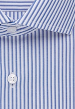 Shaped Business Hemd Streifen in Mittelblau |  Seidensticker Onlineshop