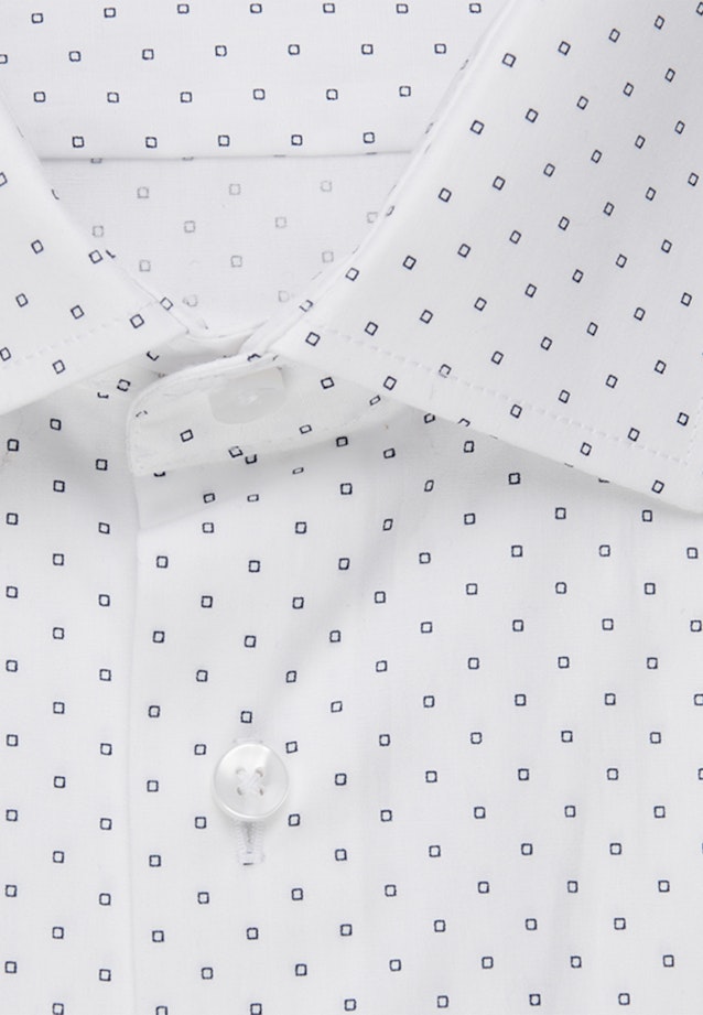 Shaped Business Hemd Druck in Weiß |  Seidensticker Onlineshop