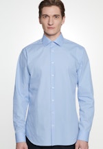 Shaped Business Shirt Print in Light Blue |  Seidensticker Onlineshop