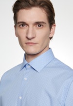 Shaped Business Shirt Print in Light Blue |  Seidensticker Onlineshop