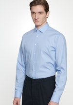 Shaped Business Shirt Print in Light Blue |  Seidensticker Onlineshop