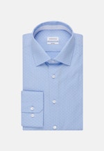 Shaped Business Shirt Print in Light Blue |  Seidensticker Onlineshop