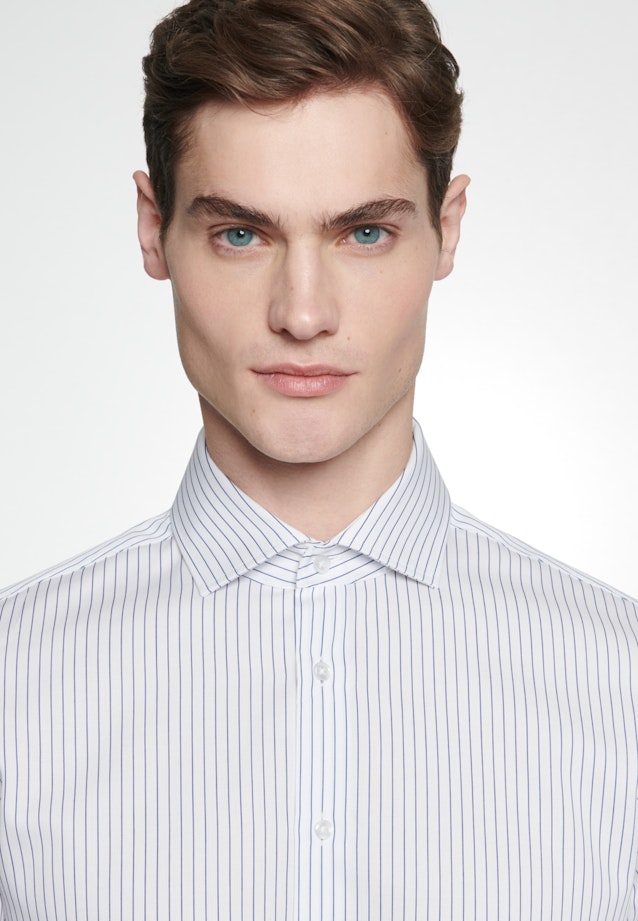 Slim Business Shirt Stripes in White |  Seidensticker Onlineshop