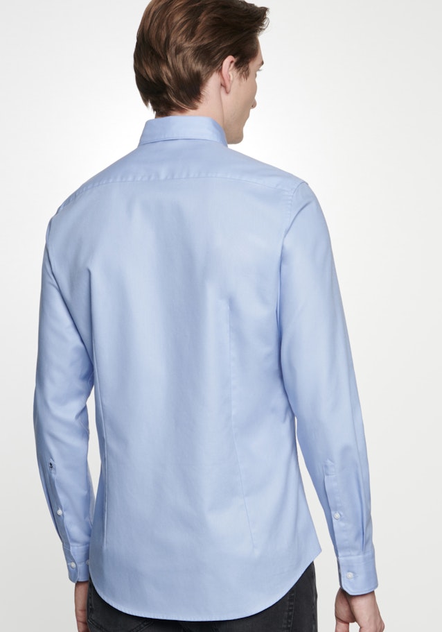 Easy-iron Twill Business overhemd in Shaped with Kentkraag in Lichtblauw |  Seidensticker Onlineshop