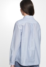 Shirt Blouse Stripes in Medium Blue |  Seidensticker Onlineshop