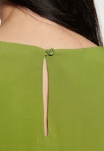Regular fit Shirtbluse Uni in Grün |  Seidensticker Onlineshop
