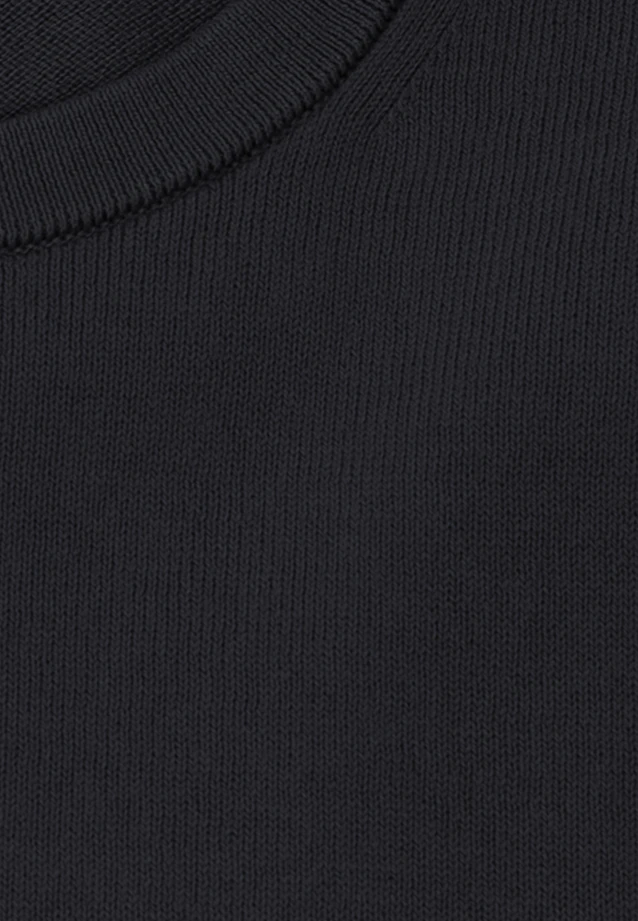 Gerader Schnitt (Normal-Fit) Pullover Uni in Schwarz |  Seidensticker Onlineshop