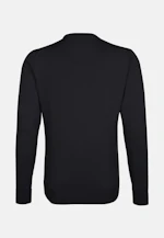 Gerader Schnitt (Normal-Fit) Pullover Uni in Schwarz |  Seidensticker Onlineshop