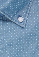 Shaped Business Hemd Punkte in Mittelblau |  Seidensticker Onlineshop