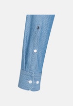 Shaped Business Hemd Punkte in Mittelblau |  Seidensticker Onlineshop