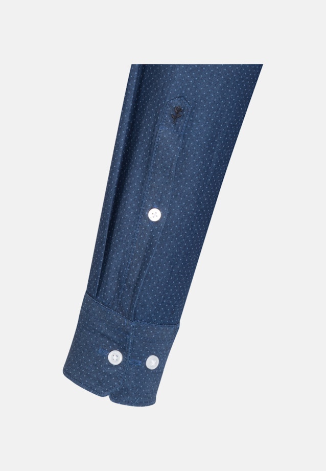 Business Shirt in Shaped with Button-Down-Collar in Dark Blue |  Seidensticker Onlineshop