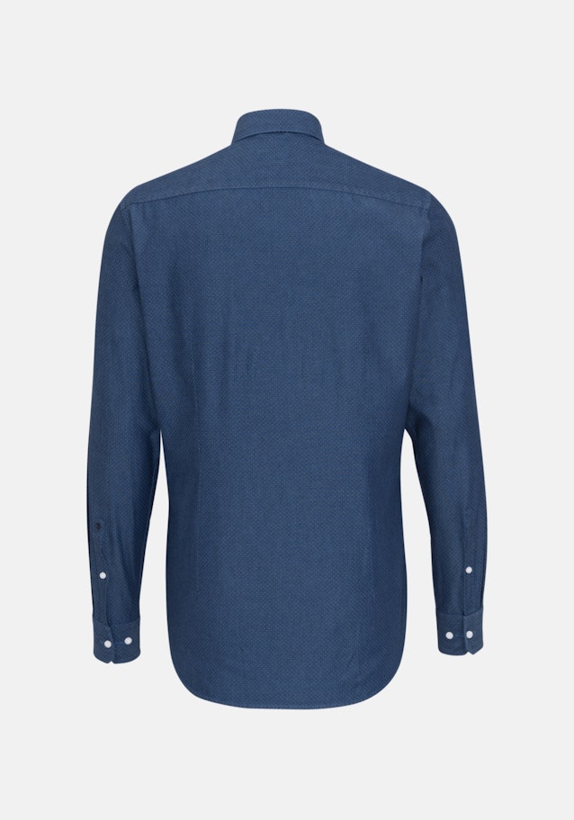 Business Shirt in Slim with Button-Down-Collar in Dark Blue |  Seidensticker Onlineshop