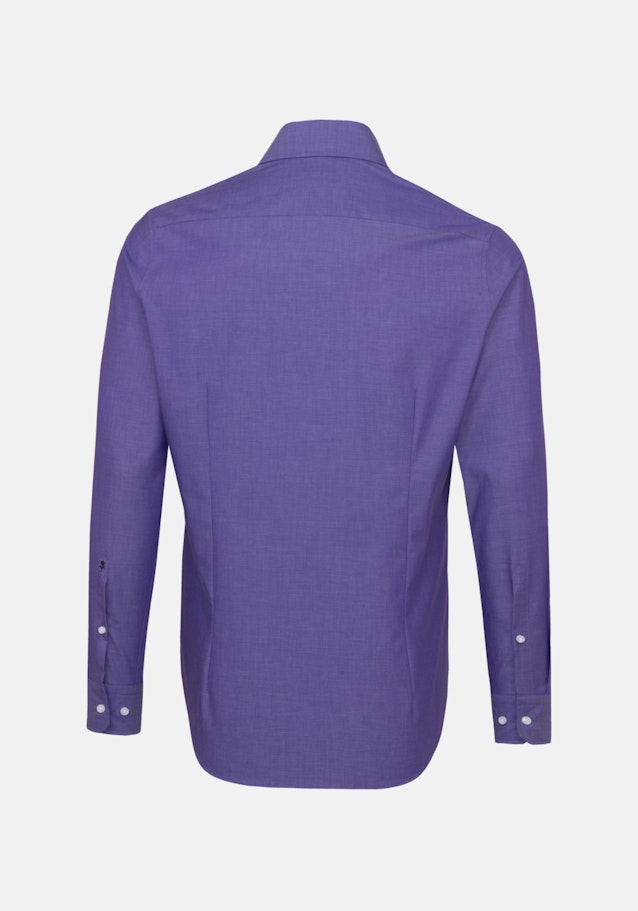 Non-iron Fil a fil Business Shirt in Shaped with Kent-Collar in Purple |  Seidensticker Onlineshop